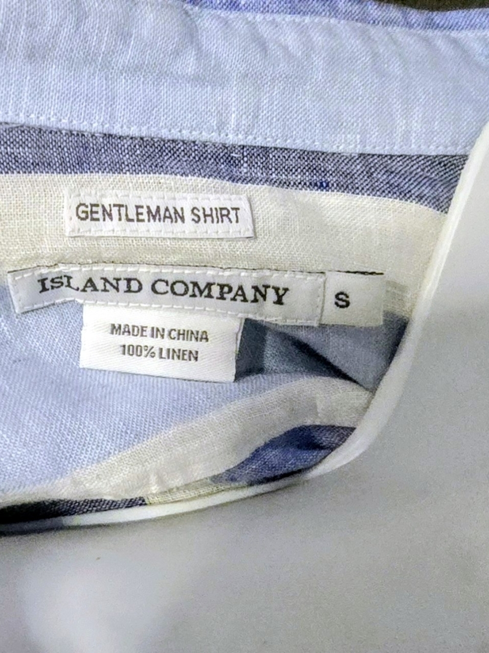 Island Company** NWT** Linen Button-Down Shirt Beachy And Boho Style - Picture 6 of 8